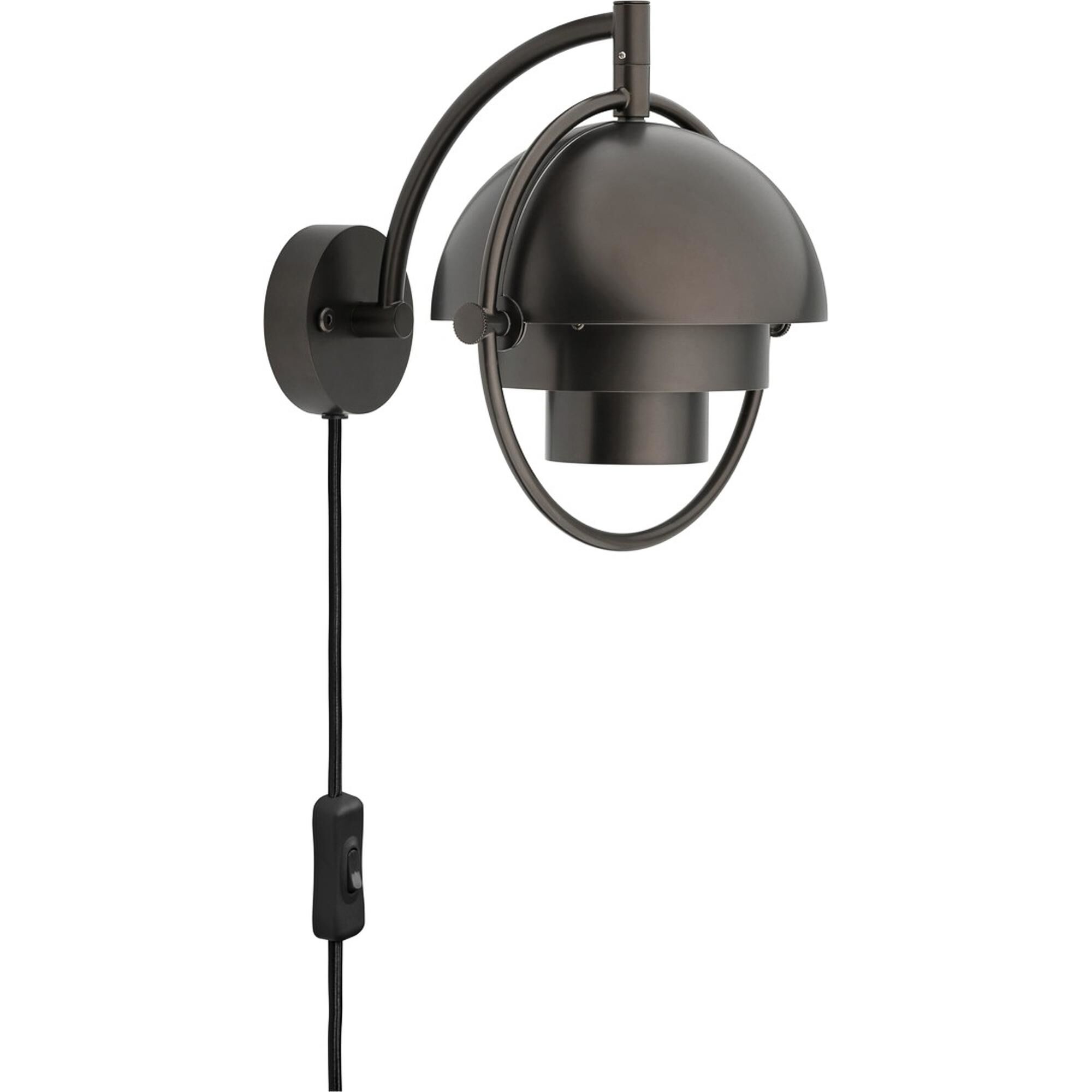 Multi-Lite V&auml;gglampa Svart M&auml;ssing