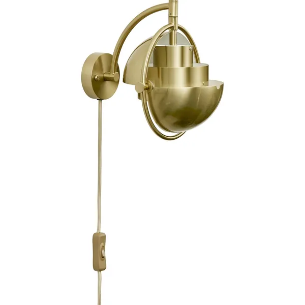 Multi-Lite Wall Lamp Brass