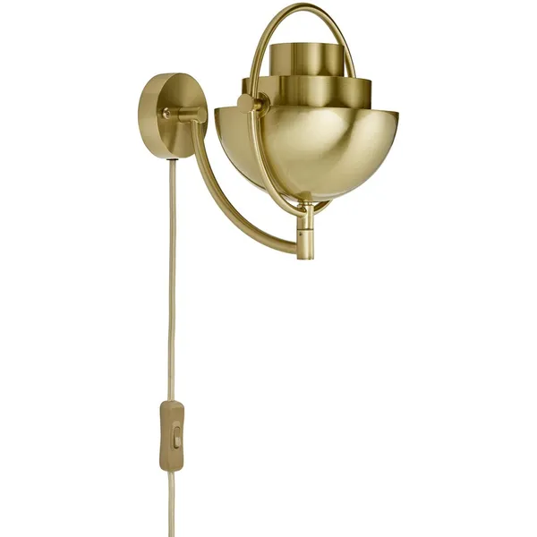 Multi-Lite Wall Lamp Brass