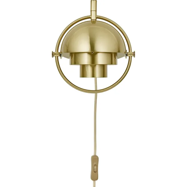 Multi-Lite Wall Lamp Brass
