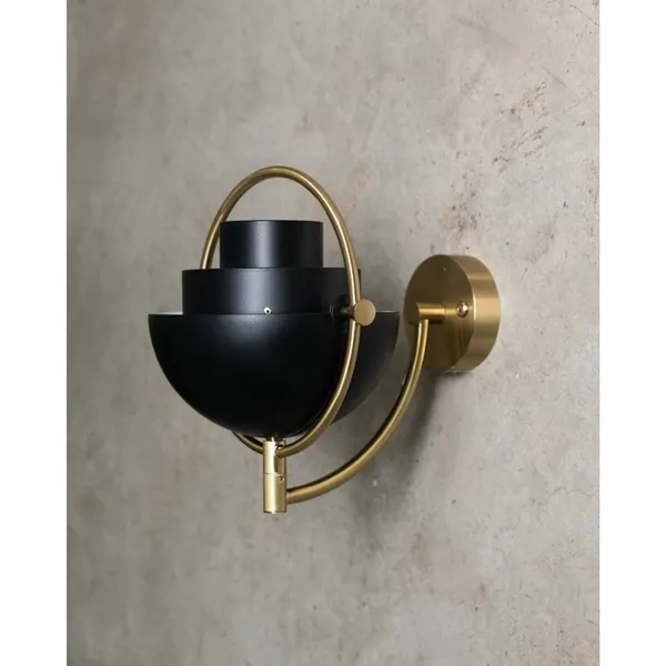 Multi-Lite Wall Lamp Brass