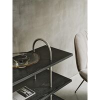 Keen 160 Shelving System 3 Shelves Stainless Steel/Ash Veneer