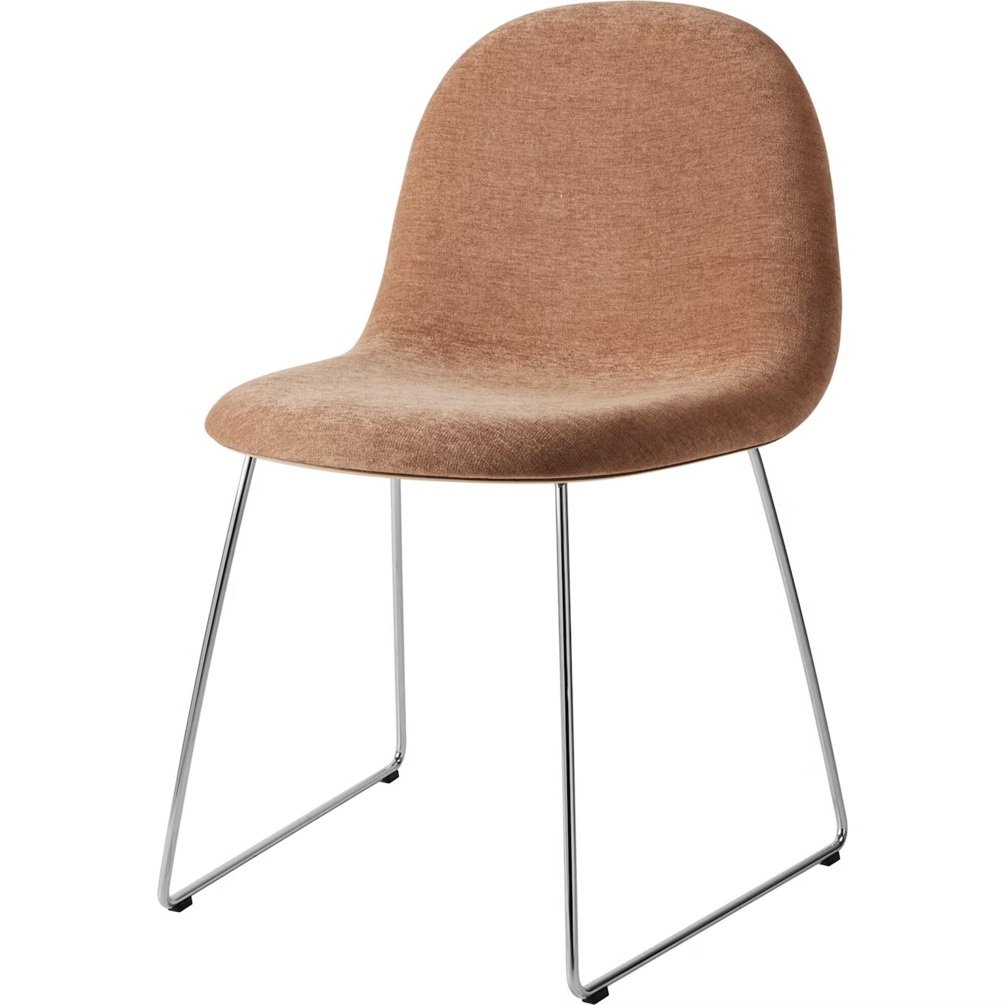 Chaise de Salle à Manger 3D en Acier Inoxydable/ Noyer Américain/belsuede Special Dedar 132