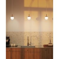 Decor Lebenskreis- Pendelleuchte Ø11 Weiß Leitung