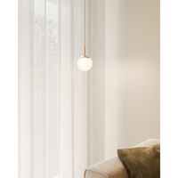 Decor Lebenskreis- Pendelleuchte Ø11 Weiß Leitung
