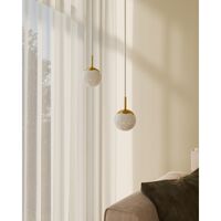 Decor Lebenskreis- Pendelleuchte Ø11 Weiß Leitung