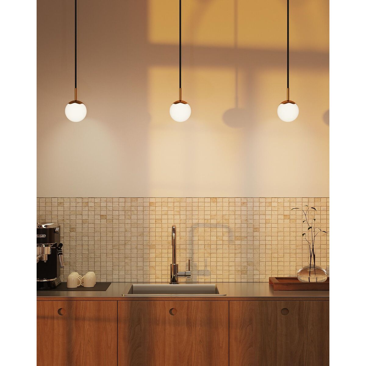 Decor Circle Of Life Hanglamp Ø11 Zwart Snoer