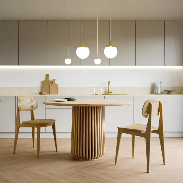 Decor Lebenskreis- Pendelleuchte Ø20 Weiß Leitung