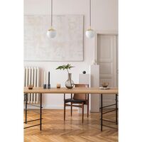 Suspension Cercle de Vie Decor Ø20 Câble Noir