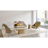 Slow Fauteuil Flocca 0650/ Beige 02/ Chroom