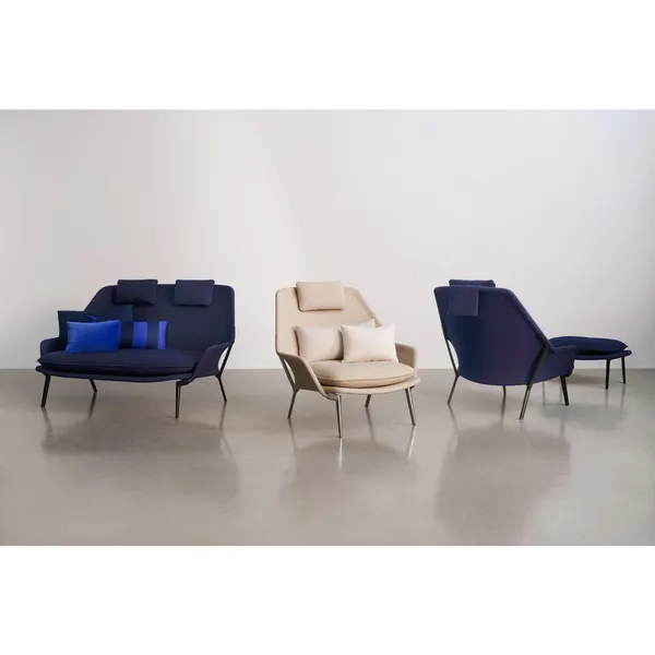Slow Fauteuil Flocca 0650/ Beige 02/ Chroom