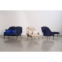 Slow Fauteuil Flocca 0650/ Beige 02/ Chroom
