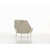 Slow Fauteuil Flocca 0650/ Beige 02/ Chroom