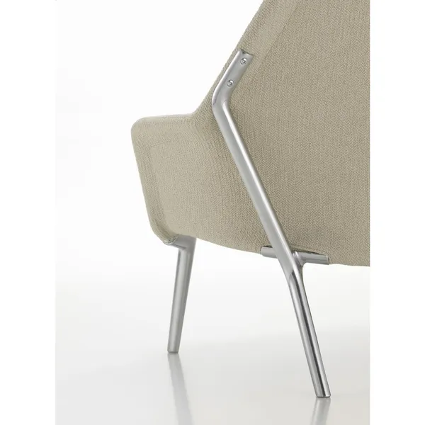 Slow Fauteuil Flocca 0650/ Beige 02/ Chroom