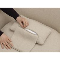 Slow Fauteuil Flocca 0650/ Beige 02/ Chroom