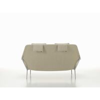 Slow Sofa Flocca 0650/Beige 02/Chrome