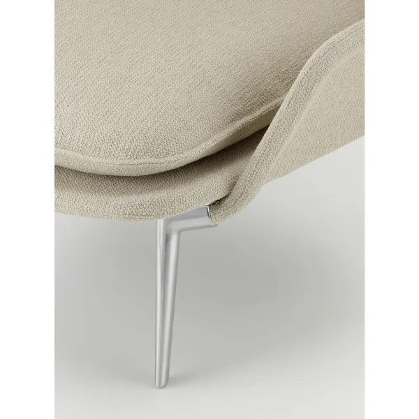 Slow Sofa Flocca 0650/Beige 02/Chrome