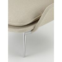 Slow Sofa Flocca 0650/Beige 02/Chrome