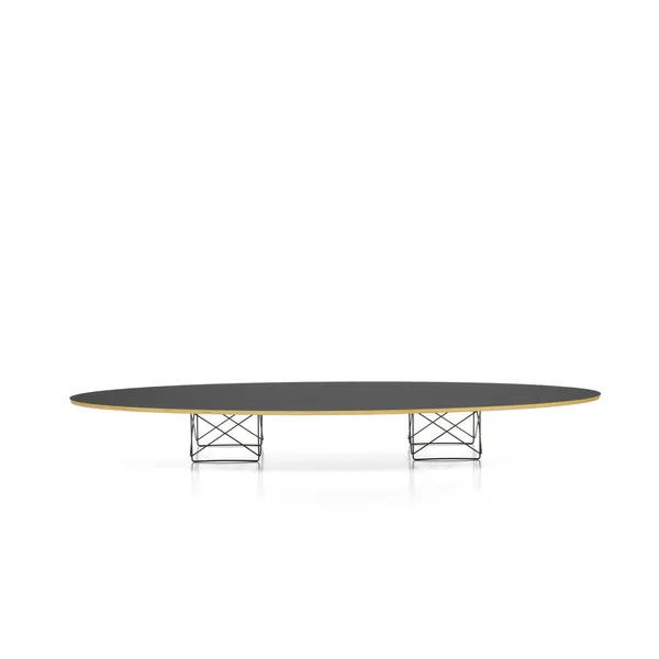 Elliptical ETR Coffee Table Black Laminate