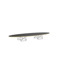 Elliptical ETR Coffee Table Black Laminate