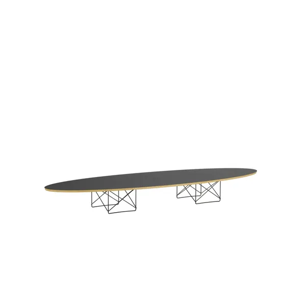 Elliptical ETR Coffee Table Black Laminate