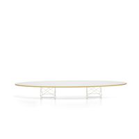 Elliptical ETR Coffee Table White Laminate