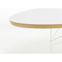 Elliptical ETR Coffee Table White Laminate