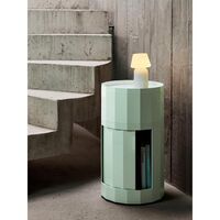 Facet 101 Mobiletto con Piedini/ruote Alto, Menta Morbida
