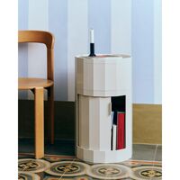 Facet 101 Mobiletto con Piedini/ruote Alto, Menta Morbida