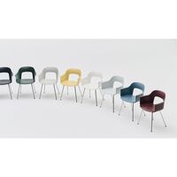 Layout 211 Dining Chair With Armrests Black