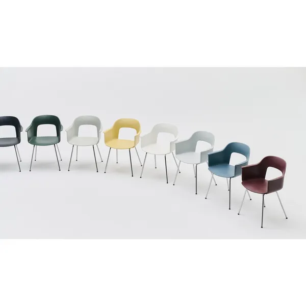 Layout 211 Dining Chair With Armrests Bordeaux/ Black