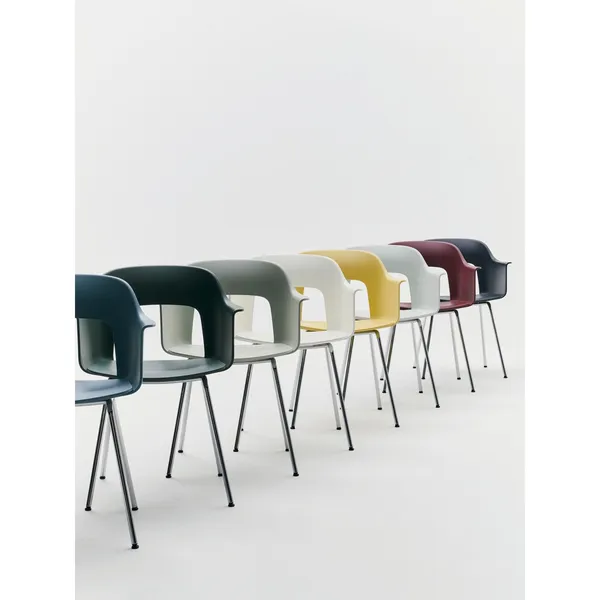 Layout 211 Dining Chair With Armrests Bordeaux/ Black