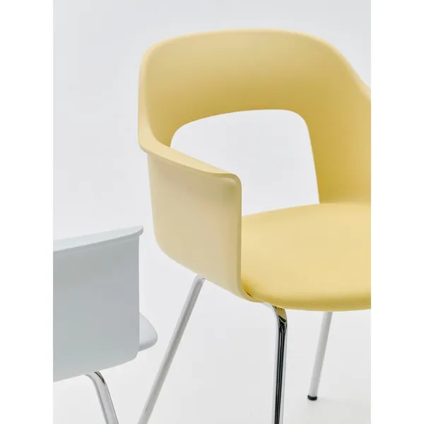 Layout 213 Dining Chair With Armrests Biscotti/ Black/Relate 431