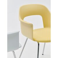 Layout 213 Dining Chair With Armrests Biscotti/ Black/Relate 431