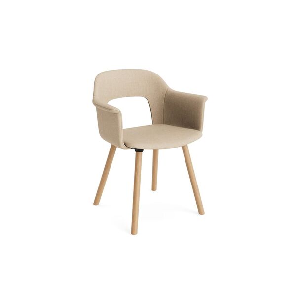 Chaise de salle à manger Layout 224 avec accoudoirs Metaphor 035/Chêne