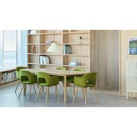 Layout 224 Dining Chair With Armrests Turf Light Grey/Oak