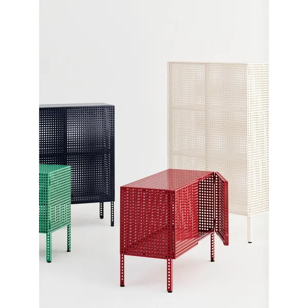 Perforated Cabinet Large Eggshell
