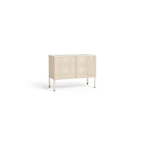 Perforated Cabinet Small Eggshell