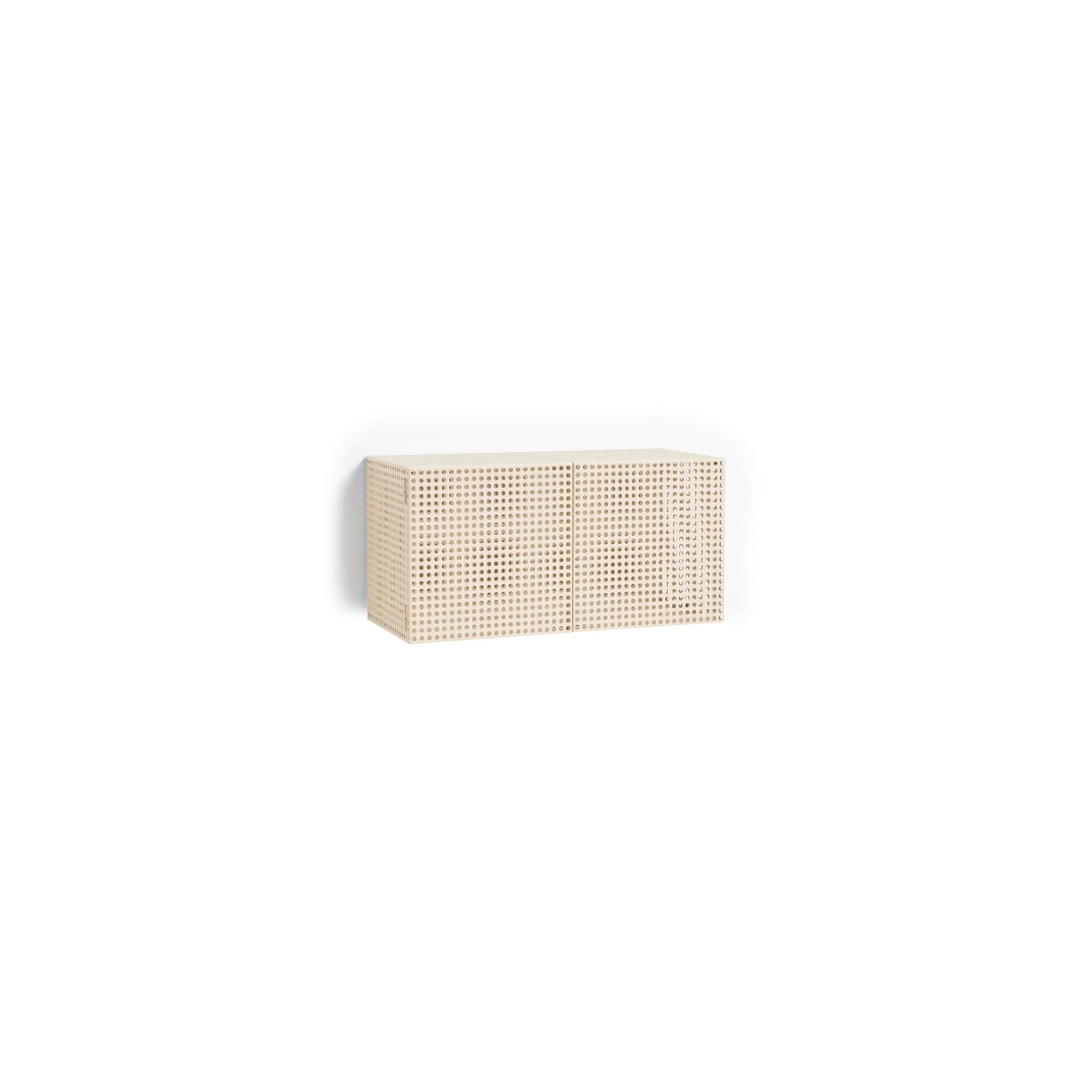 Perforated Kabinet Til Væg Lille Eggshell
