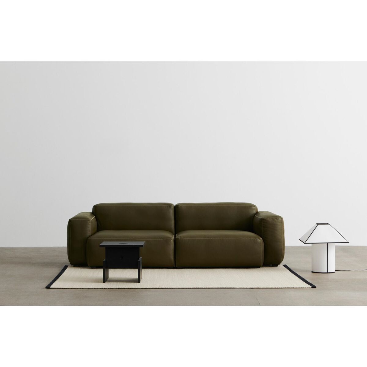 Wood Box Couchtisch Schwarz Eiche
