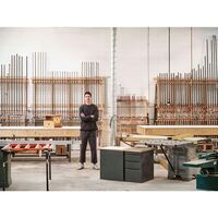 Wood Box Couchtisch Schwarz Eiche