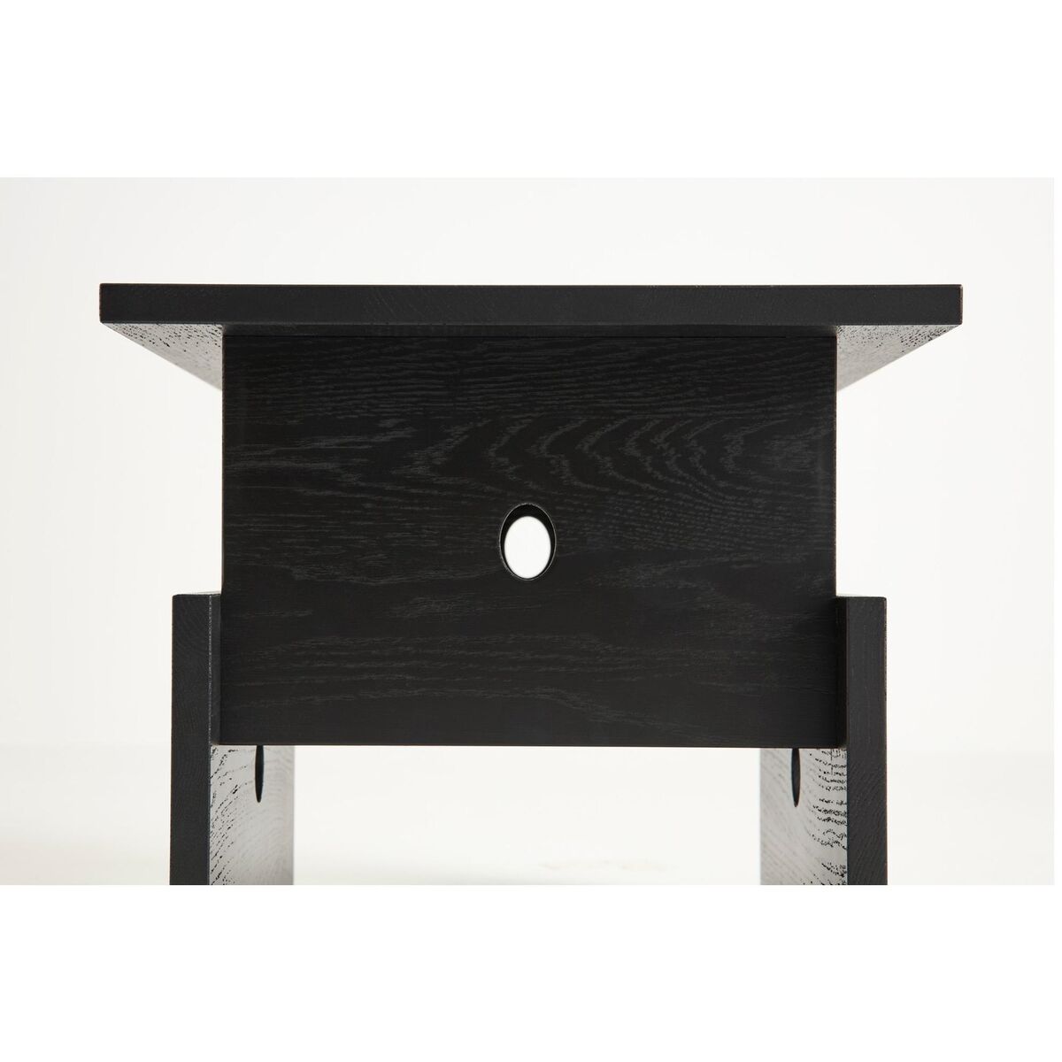 Wood Box Couchtisch Schwarz Eiche