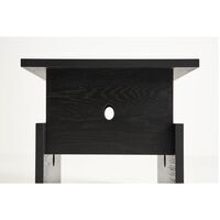 Wood Box Couchtisch Schwarz Eiche