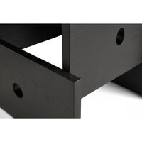 Wood Box Couchtisch Schwarz Eiche