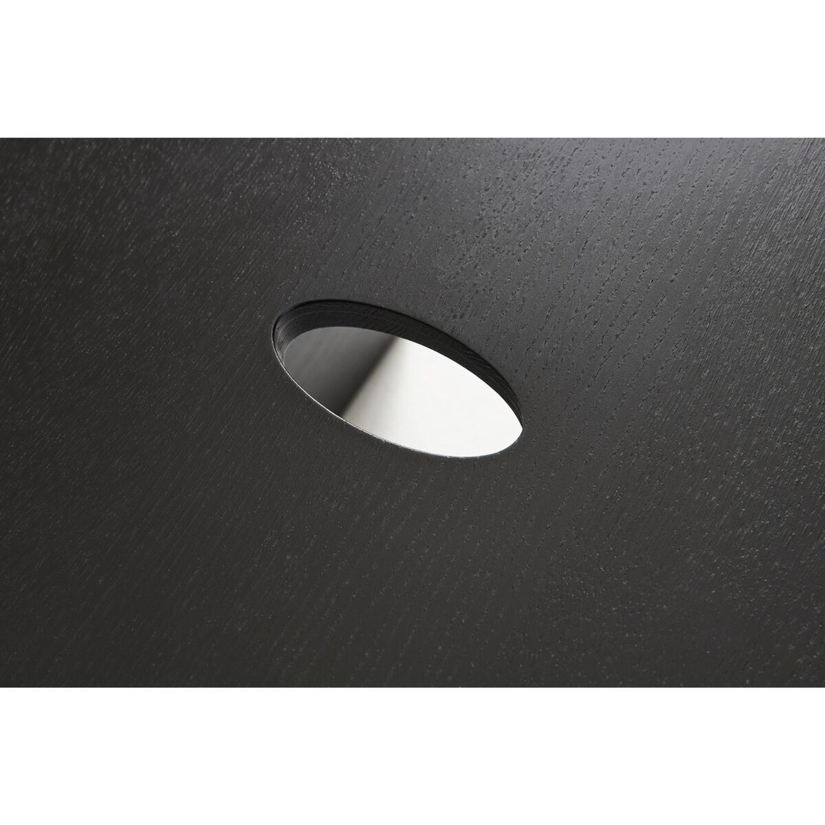 Wood Box Couchtisch Schwarz Eiche