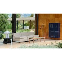 Wood Box Couchtisch Schwarz Eiche