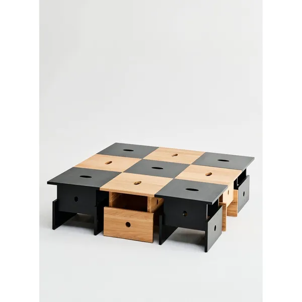 Wood Box Coffee Table Oiled Oak