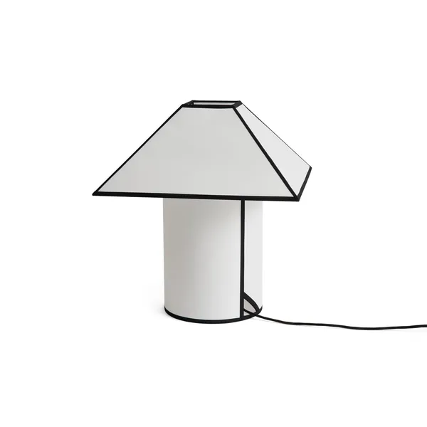 Ava Pyramid Table Lamp 45 White