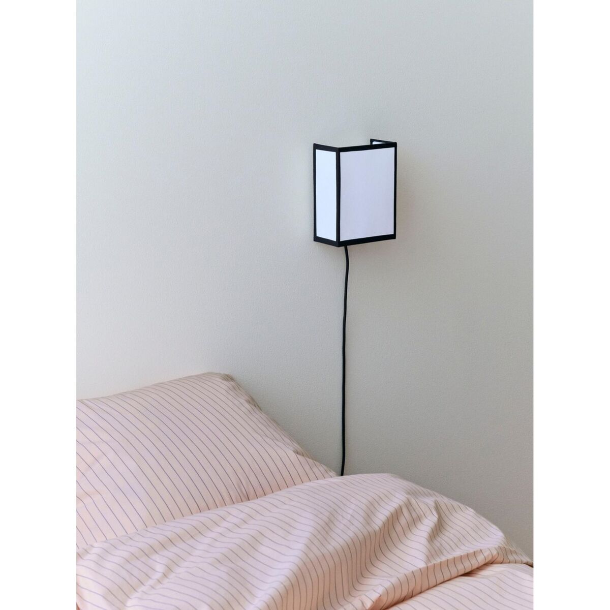 Ava Square Wandlampe Weiß
