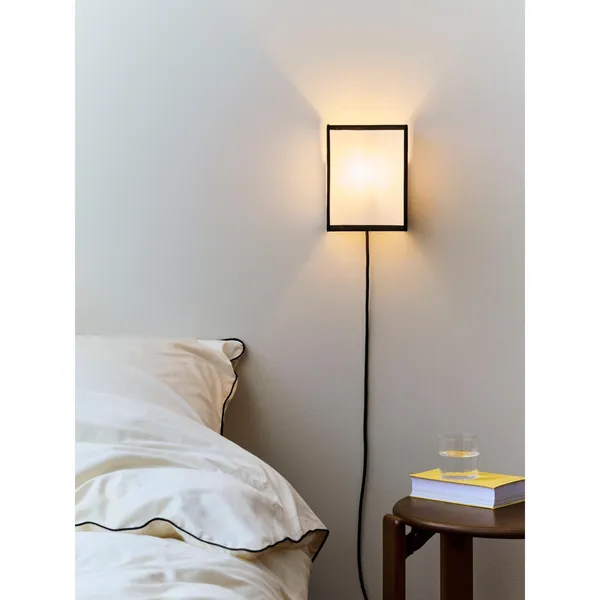 Ava Square Wall Lamp White